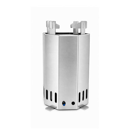 DAKSHOR Small Stove front view with speed controller and adapter port